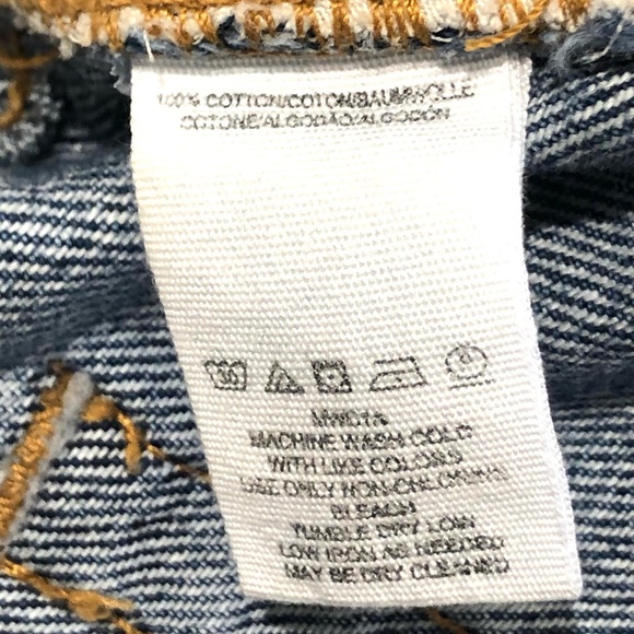 Free People Harvey Distressed Denim Skirt - Picture 8 of 9